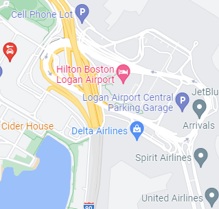 Hilton Boston Map
